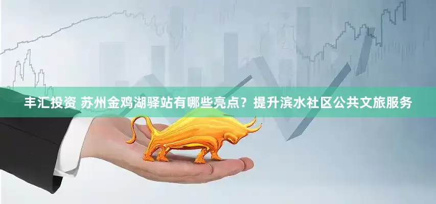 丰汇投资 苏州金鸡湖驿站有哪些亮点？提升滨水社区公共文旅服务