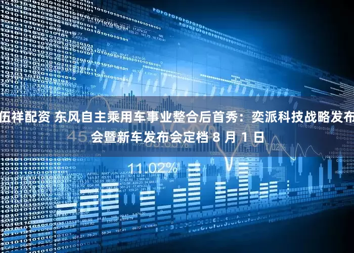 伍祥配资 东风自主乘用车事业整合后首秀：奕派科技战略发布会暨新车发布会定档 8 月 1 日