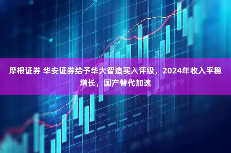 摩根证券 华安证券给予华大智造买入评级，2024年收入平稳增长，国产替代加速